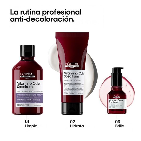 Acondicionador Vitamino Color Spectrum Protección del color 200 ml L'Oréal Professionnel - Imagen 8