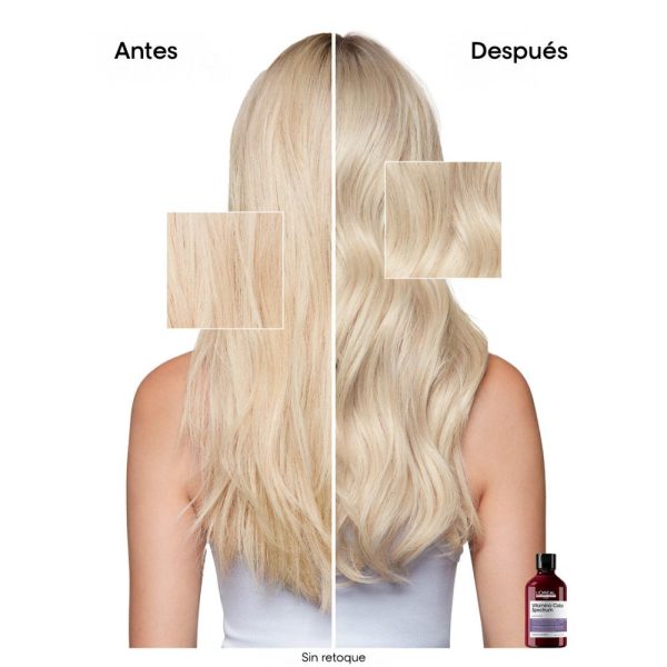 Shampoo Cuidado del Color Neutralizador Violeta Vitamino Color Spectrum 300ml L’Oréal Professionnel - Imagen 4
