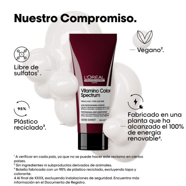Acondicionador Vitamino Color Spectrum Protección del color 200 ml L'Oréal Professionnel - Imagen 3