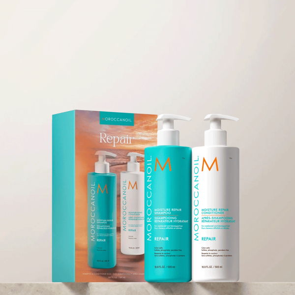 Duo Shampoo y Acondicionador Reparación Moroccanoil 500 ml - Imagen 2