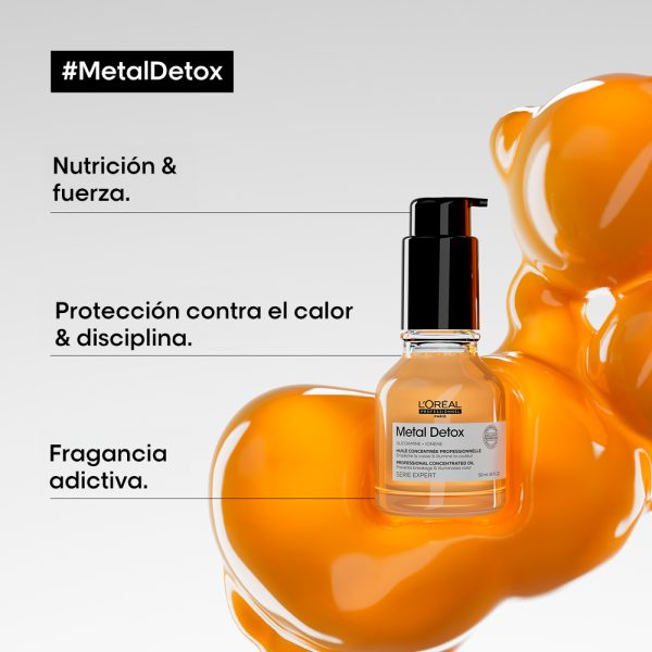 Aceite Concentrado Metal Detox Anti-Depósito - L'Oréal Professionel 50 ml - Imagen 3