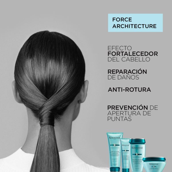 Acondicionador Kérastase Résistance Ciment Anti-Usure Reconstruye Cabello Dañado 200ml - Imagen 4