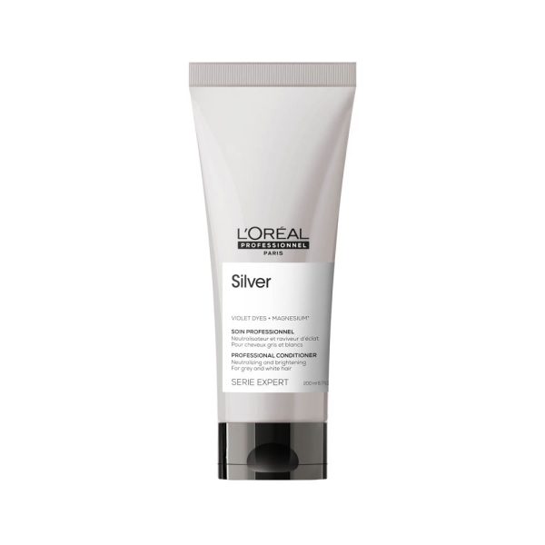 Acondicionador Silver Suavidad y Brillo Cabello Blanco - L'Oréal Professionel 200 ml
