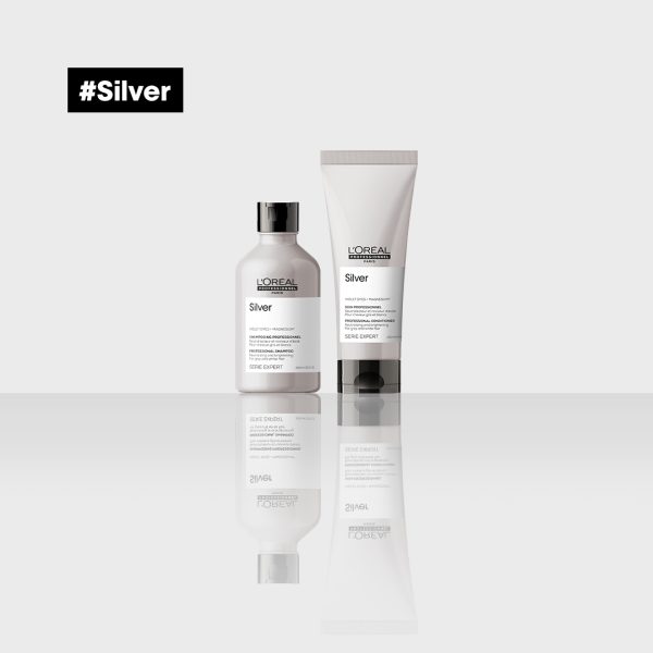 Acondicionador Silver Suavidad y Brillo Cabello Blanco - L'Oréal Professionel 200 ml - Imagen 4