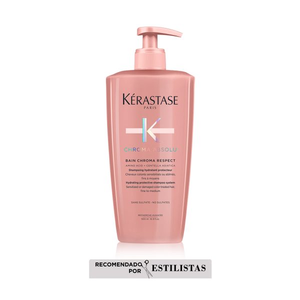 Shampoo Kérastase Chroma Absolu Respect Hidratación Cabello con Color 500ml