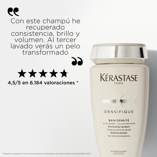 Shampoo Kérastase Densifique para mujer engrosa cabello fino 250ml - Imagen 3