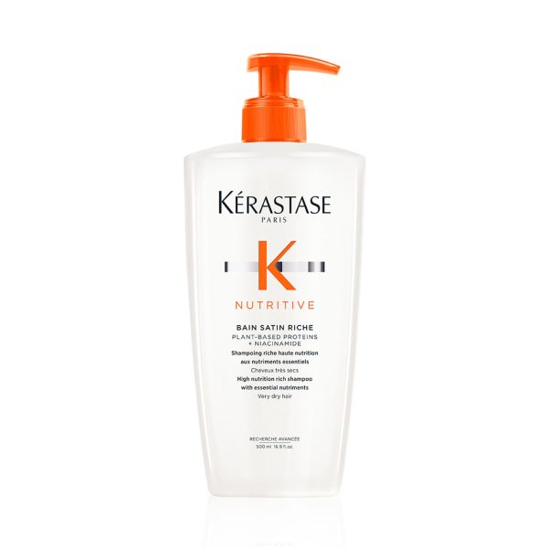 Shampoo Kérastase Bain Riche Nutritive, Nutrición intensa del cabello 500ml