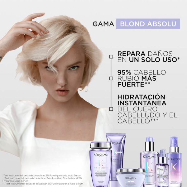 Acondicionador Kerastase Blond Absolu Cicaflash Cuidado Rubio 250ml - Imagen 3