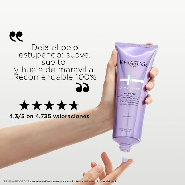 Acondicionador Kerastase Blond Absolu Cicaflash Cuidado Rubio 250ml - Imagen 4