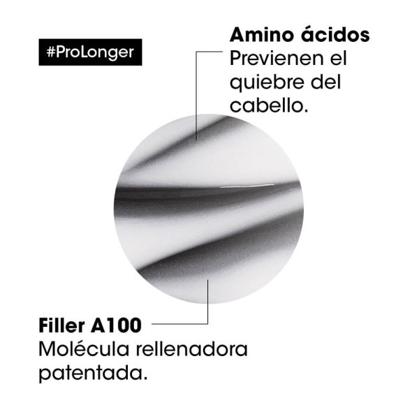 Crema Para Peinar Pro Longer engrosa Puntas del Largo - L'Oréal Professionel 150 ml - Imagen 4