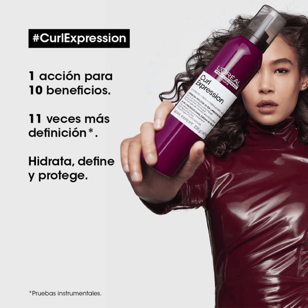 Crema en Mousee Curl Expression Cuidado Cabello Rizado - L'Oréal Professionel 250 ml - Imagen 5
