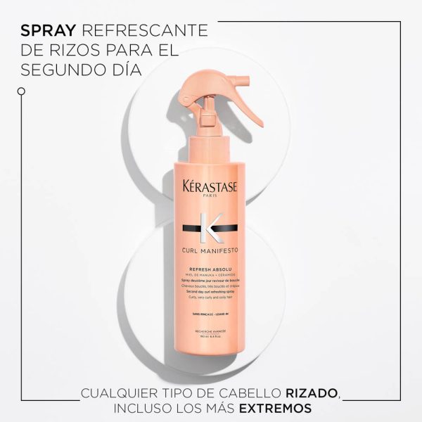 Spray Kérastase Curl Manifesto Refresh Absolu 190ml - Imagen 3