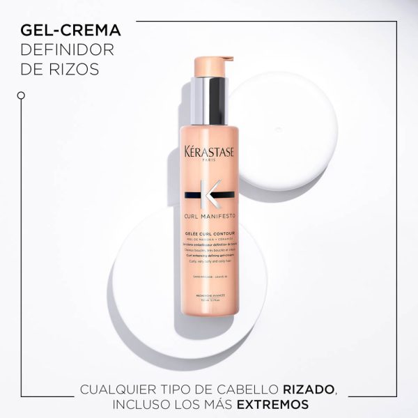 Gel-crema Kérastase Curl Manifesto Gelee Curl Contour 150ml - Imagen 3