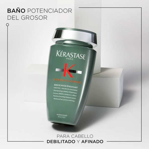 Shampoo Kerastase Génesis Homme Masse 250 ml - Imagen 3