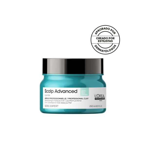 Arcilla Purificante Scalp Advanced 2 en 1 Anti Oleosidad - L'Oréal Professionel 250 ml