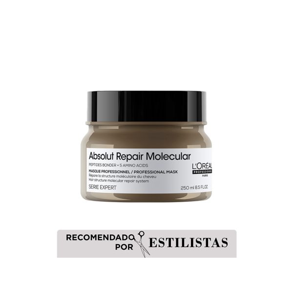 Mascarilla Reparadora Absolut Repair Molecular - L'Oréal Professionel 250 ml