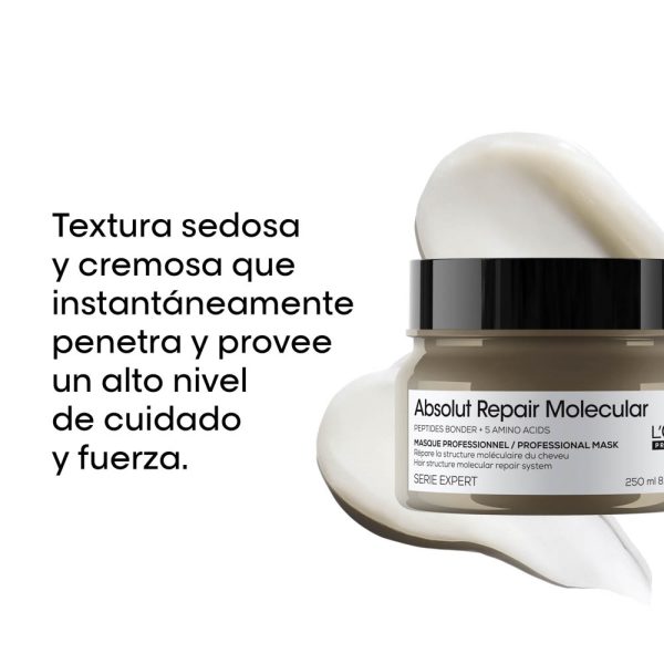 Mascarilla Reparadora Absolut Repair Molecular - L'Oréal Professionel 250 ml - Imagen 6