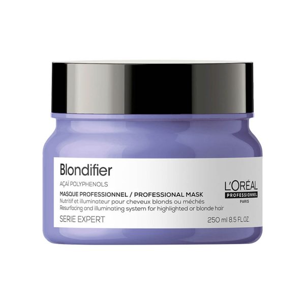 Mascarilla Blondifier Reparadora e Iluminadora Del Cabello Rubio - L'Oréal Professionel 250 ml