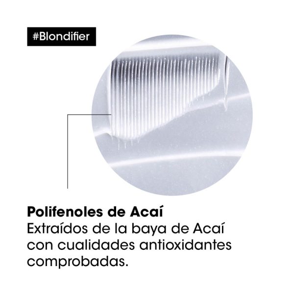 Mascarilla Blondifier Reparadora e Iluminadora Del Cabello Rubio - L'Oréal Professionel 250 ml - Imagen 4