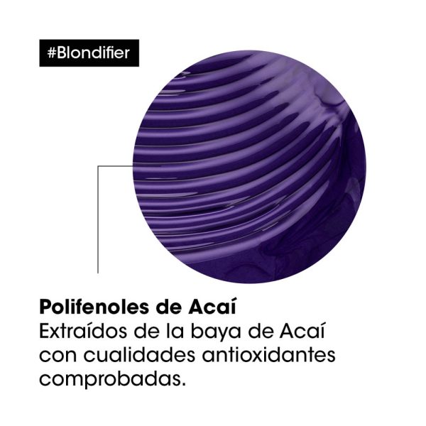 Mascarilla Blondifier Reparadora e Iluminadora Del Cabello Rubio - L'Oréal Professionel 250 ml - Imagen 5