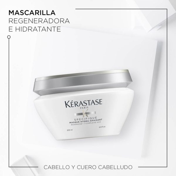 Mascarilla Kérastase Spécifique Hydra-Apaisant calma el cuero cabelludo 200ml - Imagen 2