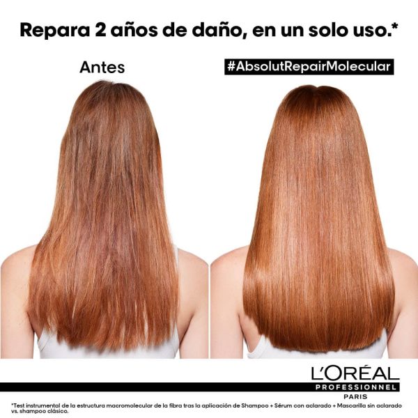 Mascarilla reparadora Leave-in Absolut Repair Molecular - L'Oréal Professionel 100 ml - Imagen 3