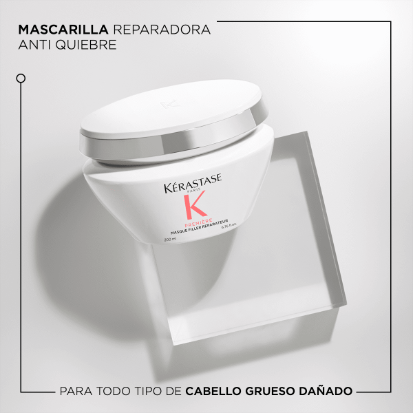 Mascarilla Kérastase Premiére Rellenadora Reparadora Anti-Quiebre 200ml - Imagen 2