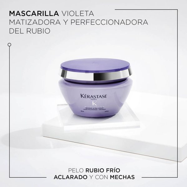 Mascarilla Blond Absolu Ultra Violet Neutraliza Rubios 200ml - Imagen 2