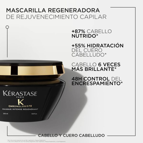 Mascarilla Kérastase Chronologiste Regénération Cuidado Antiedad 200ml - Imagen 2