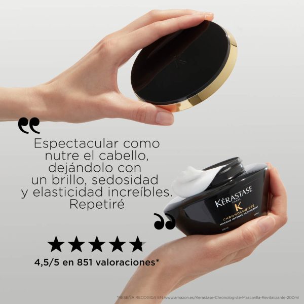 Mascarilla Kérastase Chronologiste Regénération Cuidado Antiedad 200ml - Imagen 3