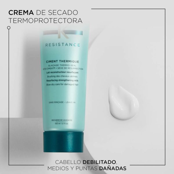 Termoprotector Kérastase Résistance Ciment Thermique Cabello Dañado 150ml - Imagen 2