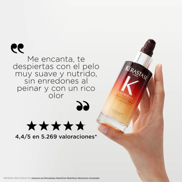 Sérum Kérastase Nutritive 8H Magic Night nutrición cabello seco 90ml - Imagen 4