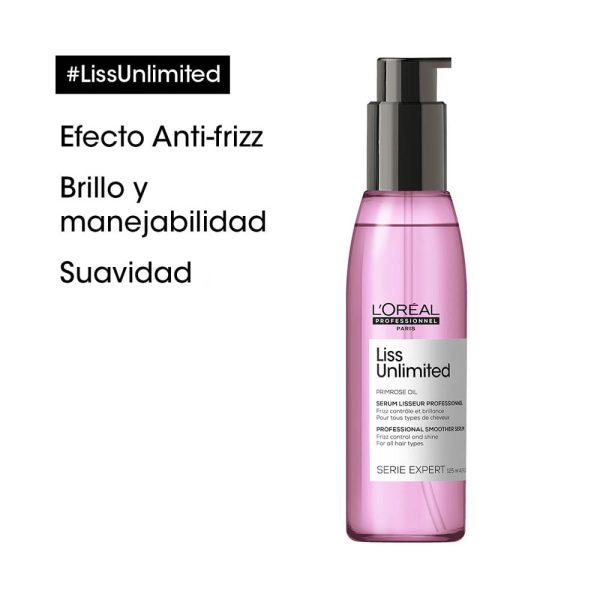 Sérum Liss Unlimited Control Anti Frizz - L'Oréal Professionel 125 ml - Imagen 4
