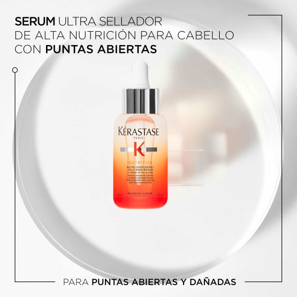 Serum Capilar Kerastase Nutritive Nutri-Supplement Sellador de puntas abiertas 50ml - Imagen 2