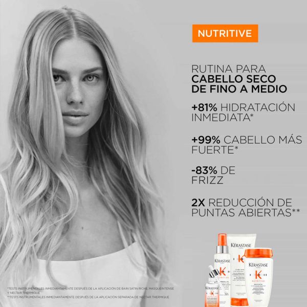 Serum Capilar Kerastase Nutritive Nutri-Supplement Sellador de puntas abiertas 50ml - Imagen 3