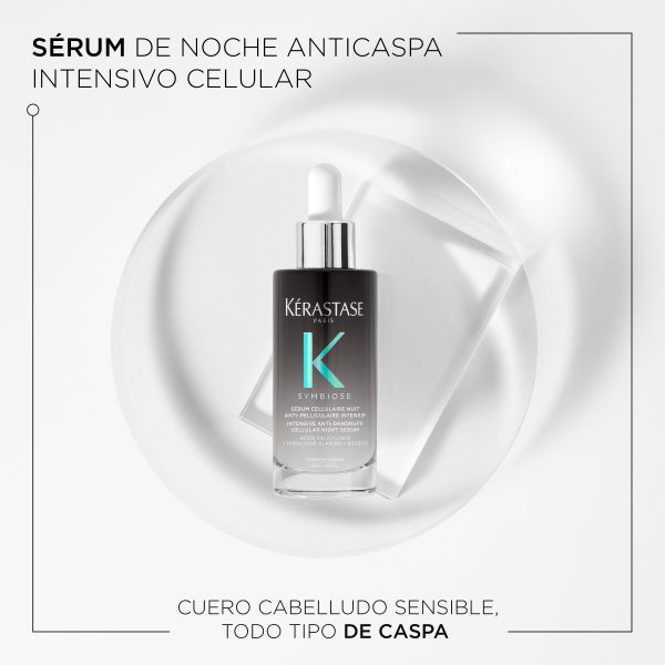 Sérum Capilar Kérastase Symbiose Nocturno Anti-Caspa 90ml - Imagen 2