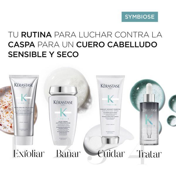 Sérum Capilar Kérastase Symbiose Nocturno Anti-Caspa 90ml - Imagen 3