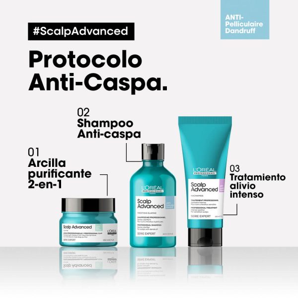 Shampoo Anti Caspa Scalp - L'Oréal Professionel 300 ml - Imagen 6