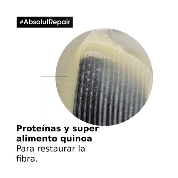 Shampoo Absolut Repair Reparación Cabello Dañado - L'Oréal Professionel 500ml - Imagen 2