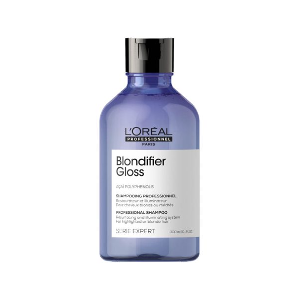 Shampoo Blondifier Gloss Nutrición y Cuidado Del Rubio - L'Oréal Professionel 300ml