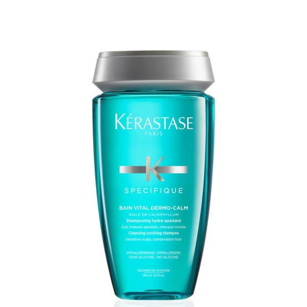 Shampoo Cuero Cabelludo Irritado Kérastase Spécifique Bain Vital Dermo Calm 250ml (Cuero Cabelludo Graso)