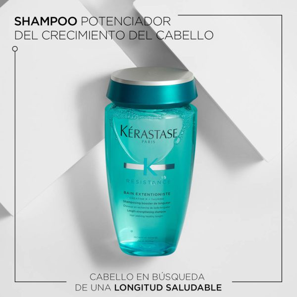 Shampoo Kérastase Résistance Extentioniste Cabello Largo Dañado 250ml - Imagen 2