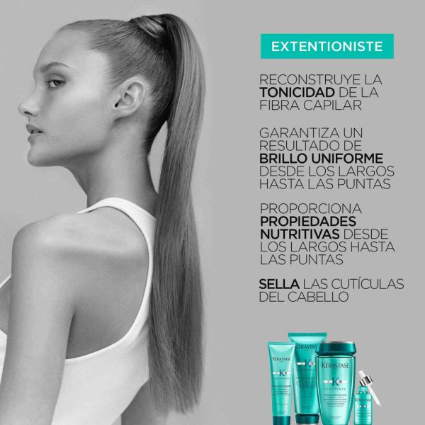 Shampoo Kérastase Résistance Extentioniste Cabello Largo Dañado 250ml - Imagen 4