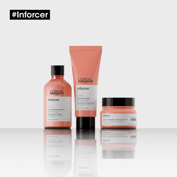 Shampoo Inforcer Anti-Rotura Para Cabellos Largos, Frágiles Y Quebradizos - L'Oréal Professionel 300 ml - Imagen 5