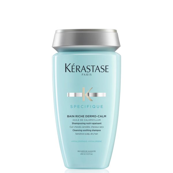 Shampoo Cuero Cabelludo Irritado Kérastase Spécifique Bain Riche Dermo Calm 250ml (Cuero Cabelludo Seco)