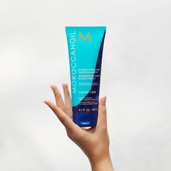 Shampoo Violeta Rubios Perfectos Moroccanoil 200 ml - Imagen 2