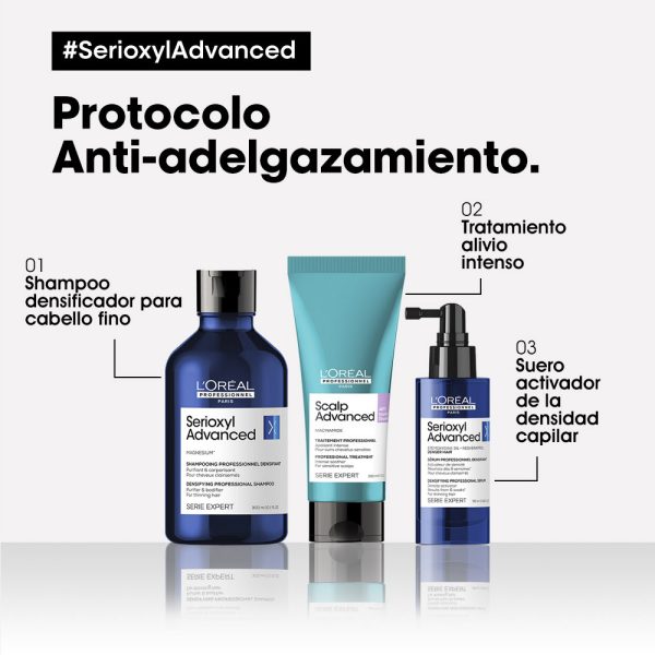 Shampoo Serioxyl Scalp Advanced Purificador - L'Oréal Professionel 300 ml - Imagen 4