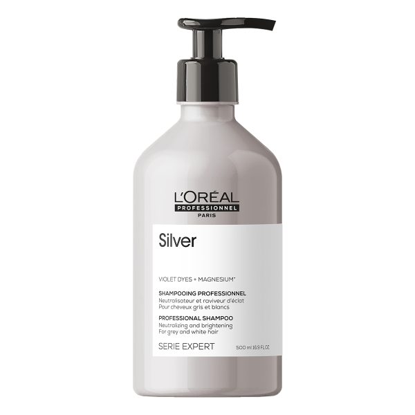 Shampoo Silver Cuidado Del Cabello Blanco - L'Oréal Professionel 500 ml