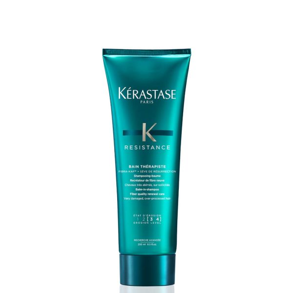 Shampoo Kérastase Résistance Therapiste Reparación Cabello Muy Dañado 250ml