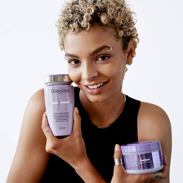 Shampoo Kerastase Blond Absolu Ultra Violet Neutraliza tonos Amarillos 250ml - Imagen 4